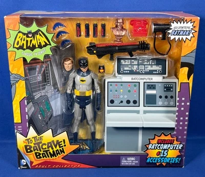 TO THE BATCAVE, BATMAN Classic TV Series Figura BATCOMPUTER Wayne Head COMPUTADOR - Imagem 1 de 4