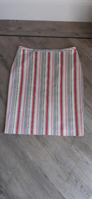 Pure Collection Bnwt Striped Midi length Skirt. Size 16 - Image 1 of 4