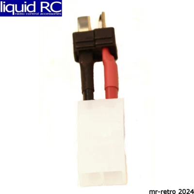 Racers Edge 1600 Battery/Esc Adapter: Female Tamiya To Male T-Plug Connector - Image 1 of 2