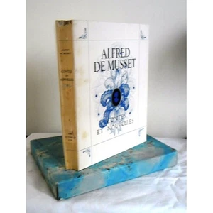 CONTES et NOUVELLES d'Alfred DE MUSSET Illustré par LEPAPE Gravé DRAEGER 1937 T1 - Picture 1 of 1