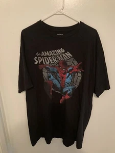 Camiseta Spider-Man Marvel Adulto 2XL - Increíble Columpio Envejecido Logo Imagen - Imagen 1 de 5