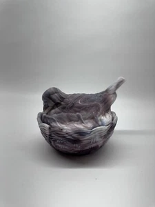 Vintage Amethyst Slag Glass Dove *RARE* - Picture 1 of 9