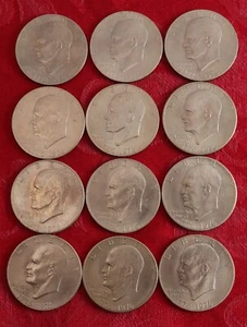 Lot von 12 Bicentennial 1976-P Eisenhower "Ike" Dollar Münzen - Bild 1 von 5