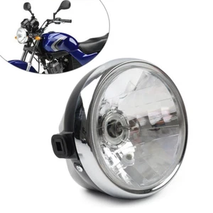 Motorcycle Headlamp Front Head Light Headlight Round For Yamaha YBR125 2002-2013 - Picture 1 of 14