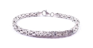 QVC Italian Milor Byzantine Bracelet 925 Sterling Silver 2006 Hallmarked 19.9g - Picture 1 of 8