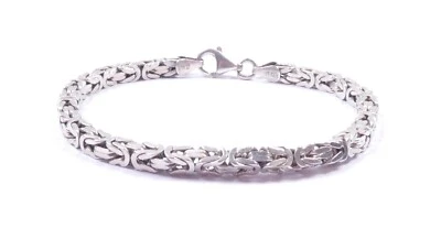 QVC Italian Milor Byzantine Bracelet 925 Sterling Silver 2006 Hallmarked 19.9g - Image 1 of 4