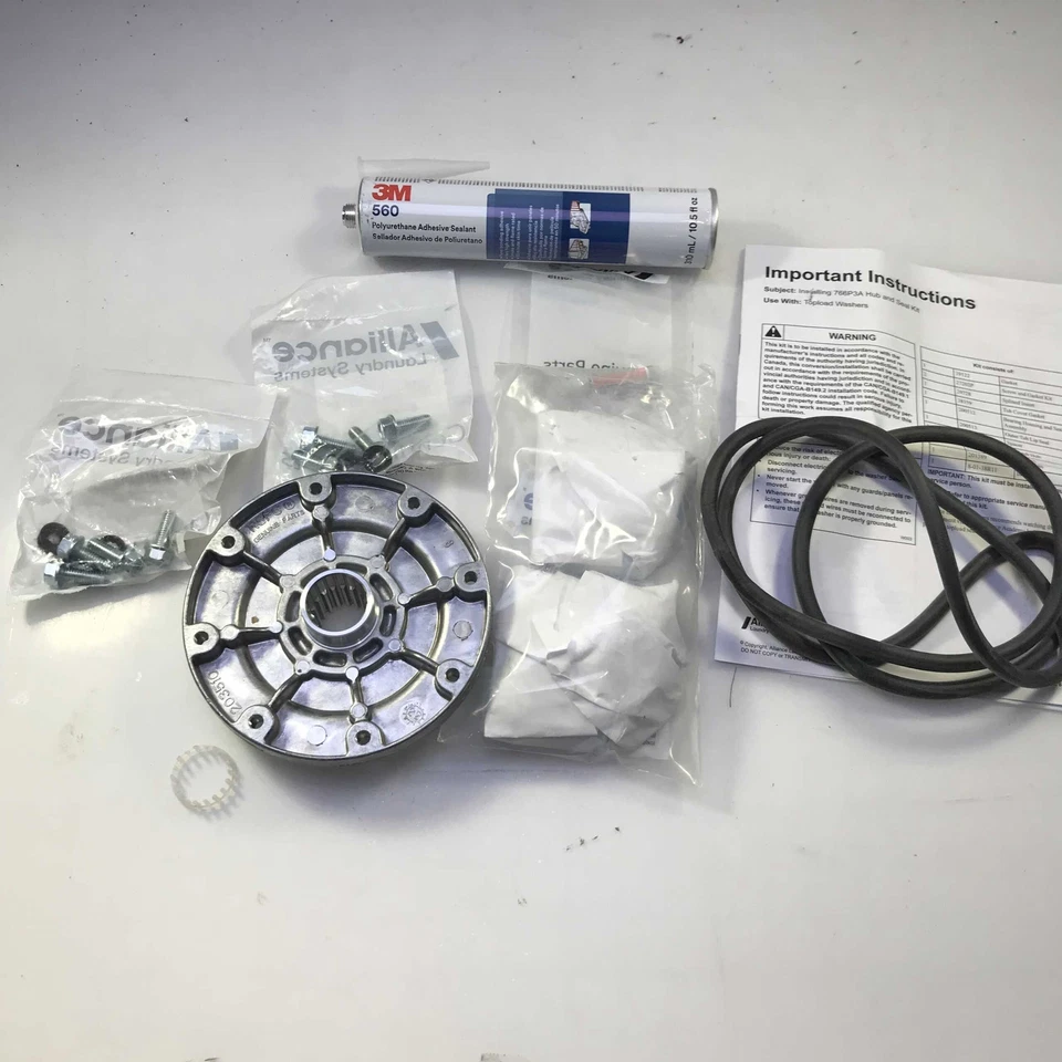 NUEVO GENUINO OEM SPEED QUEEN Kit de Sello de Labio para Lavadora con Sellador 766P3A 2001693 Foto 1 de 1