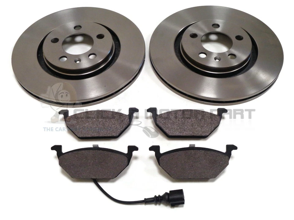 SEAT LEON MK1 1999-2004 1.6 1.8 1.9 TDi FRONT BRAKE DISCS 280MM MINTEX PADS NEW - Image 1 of 1