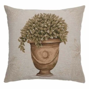 Hines of Oxford BAY LEAVES Tapestry Decorative Feather Insert Pillow 18 x 18 - Picture 1 of 3