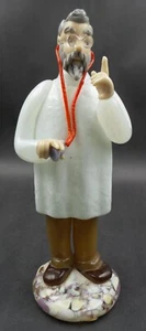 Unusual Vintage Czech AMERICAN CUT CRYSTAL Art Glass Doctor Figurine - Picture 1 of 12