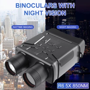Day/Night Vision Goggles Binoculars for Hunting Digital Infrared Telescope US - Picture 1 of 16