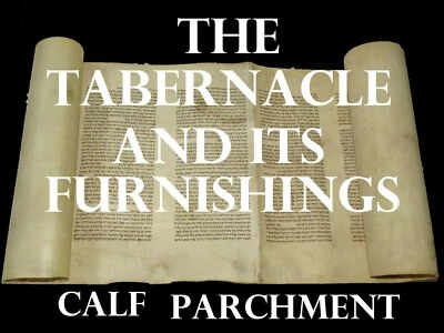 TORAH SCROLL BIBLE MANUSCRIPT FRAGMENT 200 YRS EUROPE Exodus 21:26 T0 29:35  - Image 1 of 4