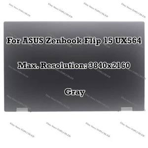 15.6" ASUS Zenbook Flip 15 UX564 4K UHD LCD Touch Screen OLED Display Assembly - Picture 1 of 8