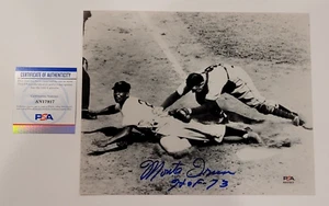 MONTE IRVIN Signed Inscribed 8x10 Photo-HALL OF FAME-NEW YORK GIANTS-PSA - Picture 1 of 5