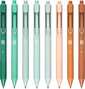 Gel Pens - Earthy, Matte Finish, Smooth Writing, No Bleed - for Journaling, Bibl - Picture 1 of 7