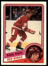 1984-85 O-Pee-Chee Kelly Kisio Rookie . Detroit Red Wings #56