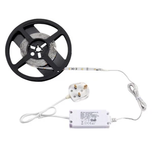 Saxby Flexline 5m 12V Luz de Día Blanco Cinta LED Flexible Cinta Tira Luces Kit - Imagen 1 de 4