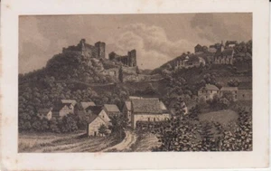 Photo CDV 19e BURG HOHENSTEIN par Gustav Georg LANGE (1812-1873), Darmstadt. - Picture 1 of 2