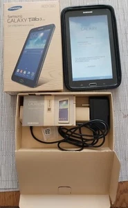 Samsung Galaxy Tab 3 Lite SM-T110 8GB, Wi-Fi 7in Black With Extras Original Box - Picture 1 of 9