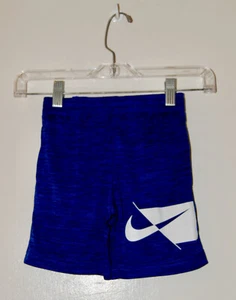 NWT Nike Dry Little Boys Game Royal Heather Blue Logo Sport Shorts sz 4 - Picture 1 of 12