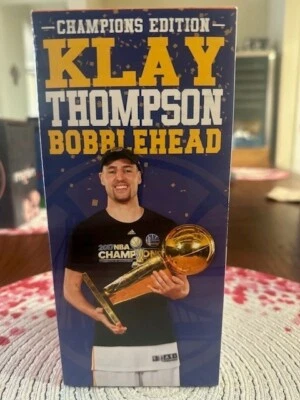 Nuevo Golden State Warriors Klay Thompson 2017 Championship Bobblehead  Foto 1 de 3