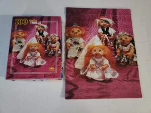 Vintage 1992 Golden Norfin Trolls 100 pc Jigsaw Puzzle! Complete - Imagen 1 de 9