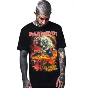 IRON MAIDEN THE NUMBER OF BEAST HARD ROCK SCHWARZ T-SHIRT HERREN GRÖSSEN - Bild 1 von 2