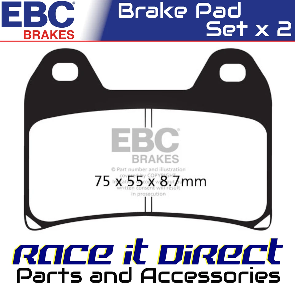 Pastillas de freno delanteras HH Race EBC para DUCATI 900 SS SUPERSPORT 1999 Foto 1 de 4