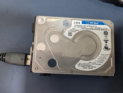 WD30NMRW-11YL9S4, WD 3TB USB 3.0, AUG 2016 - Image 1 of 2