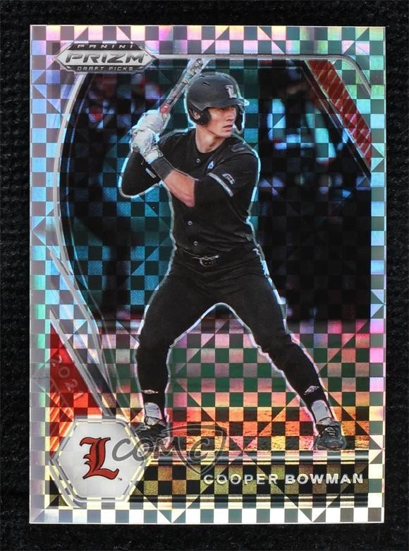 2021 Panini Prizm Draft Picks Power Plaid Prizm /35 Cooper Bowman #PDP122 - Image 1 of 2