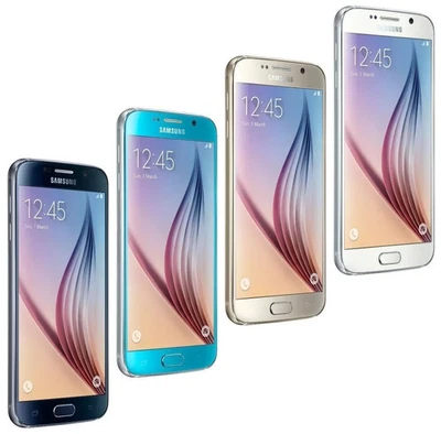 Samsung Galaxy S6 32GB Unlocked Black Gold Blue White Android Phone C Condition - Image 1 of 4