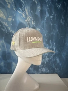 Yupoong Snapback Legendary Wool Blend Baseball Hat Cap Gray Twill - Picture 1 of 8