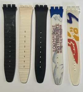 Lotto 5 orologi Swatch vintage cinturino inferiore anni 90 34mm uomo 17mm - Foto 1 di 5
