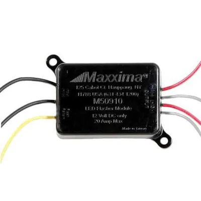 Maxxima M50910 Automotive Flasher, 12.8V Dc Volt Rating, Blunt Cut Wires