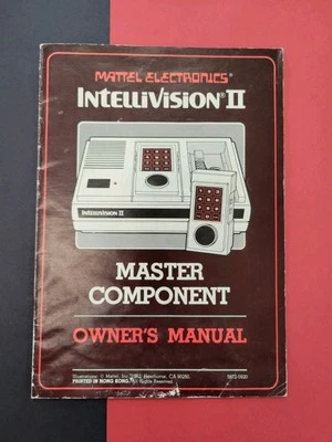 Intellivision II Owner's Manual Master Componet - Image 1 of 2