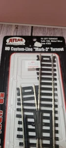 HO Scale Atlas 283 Code 100 Left-Hand #6 Mark 3 Custom- Line Turnout/Switch - Picture 1 of 2