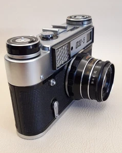 FED 5 Vintage 35mm Film Camera Rangefinder Lens Industar-61 L/D 2,8/53 USSR - Picture 1 of 19