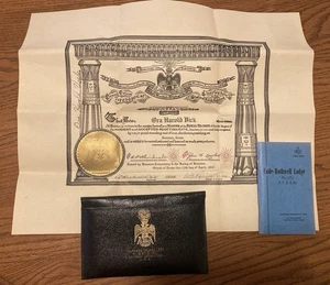 Scottish Rite Masonry Document Holder Book 1947 - Bild 1 von 6