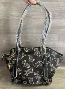 RADLEY Kenwood Black & Yellow Print Medium Grab/Shoulder Bag New - Picture 1 of 24