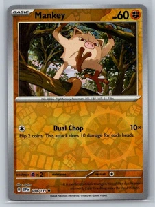 Mankey #098/191 SV08: Surging Sparks Reverse Holo Common - Pokemon Cards G29 - Picture 1 of 2