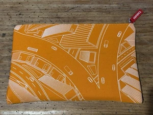 EMIRATES AIRLINES Zip-Close Amenity Kit EXPO 2020 DUBAI~Orange~Pre-Owned - Picture 1 of 7