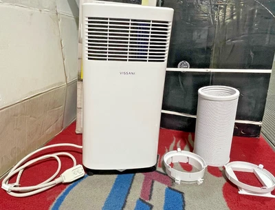 115v White Portable Air Conditioner 150 sq. ft Room Dehumidifier Remote 5000 BTU - Image 1 of 4