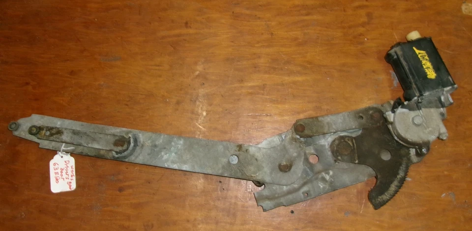 Cadillac 1961-64 regulador de ventana de puerta lateral del conductor con motor cupé/conv.  Video! Foto 1 de 4