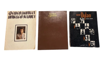 Lot 3 GORDON LIGHTFOOT Anthology Vol 1 & 3 BOB DYLAN Songbook Notenbuch - Bild 1 von 4