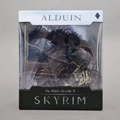 Action Figure Elder Scrolls V SKYRIM 22 Cm Alduin Statua Collezione NUOVO BOX  - Immagine 1 di 4