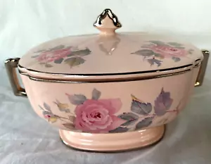 LIMOGES.. ARTÍCULOS GLO PECHE... ROSA MARIE... PLATO CUBIERTO PARA SERVIR - Imagen 1 de 4