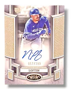 2024 Topps Tier One Break Out Auto /299 Nick Loftin #BOA-NLO Rookie Auto RC - Bild 1 von 2