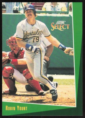 1993 Select Robin Yount Baseball Card #22 - Milwaukee Brewers - Image 1 of 2
