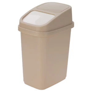 Abfalleimer Schwingdeckeleimer aus Kunststoff Mülleimer Müllbehälter 17 Liter - Bild 1 von 4
