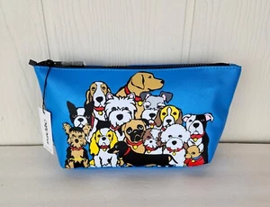 NUEVO CON ETIQUETAS Marc Tetro Perros Cosméticos Estuche Bolso Dachshund Basset Hound Caniche Schnauzer - Imagen 1 de 11